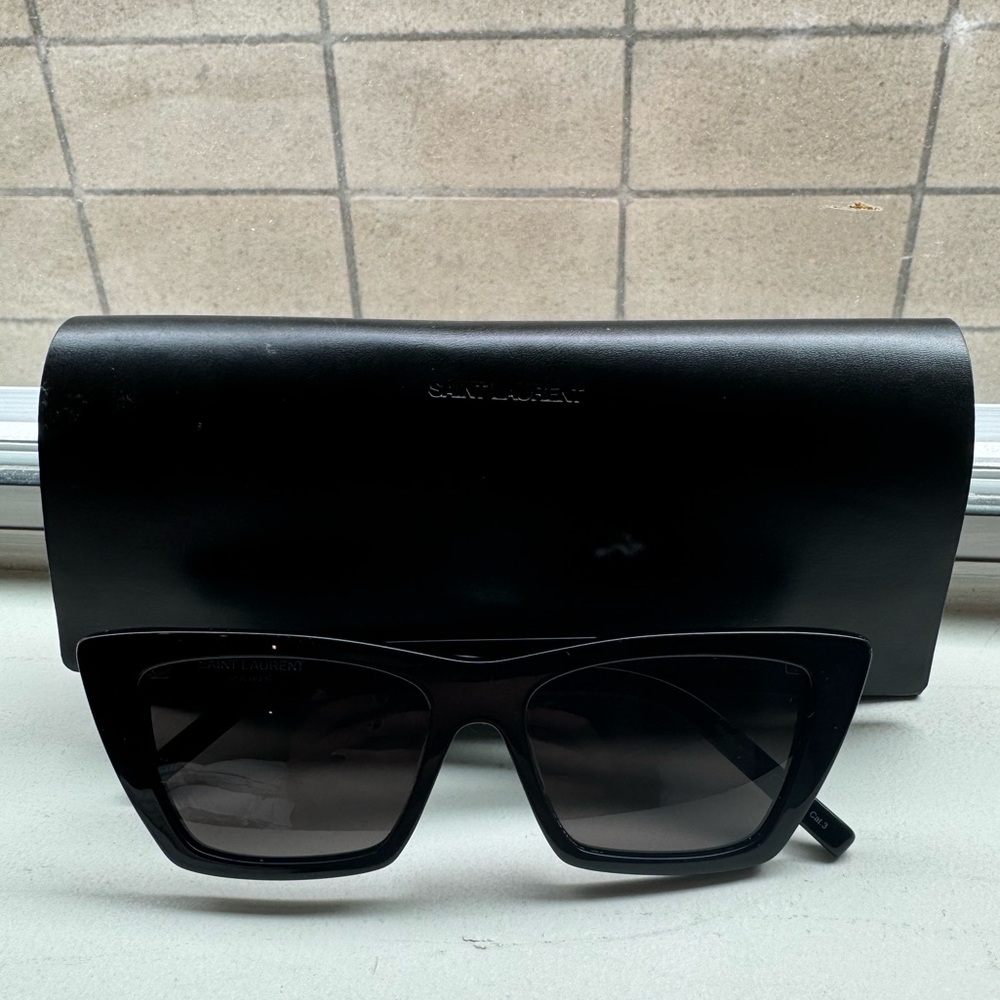 Saint Laurent Mica Black Sunglasses